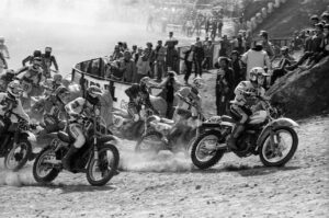 First turn of 1981 MXoN. Image from Racer X